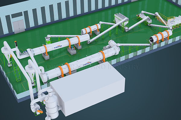 10 TPH pelletized compost production line