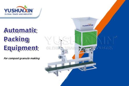 Automaic packing machine for organic compost granulation