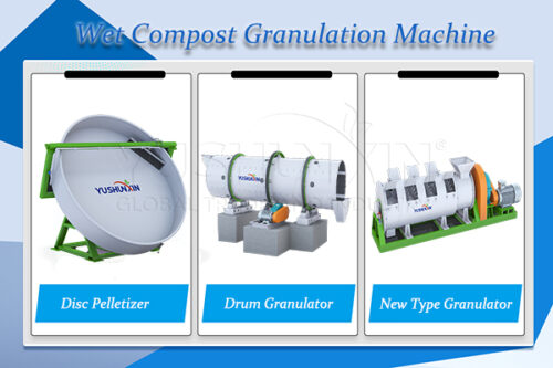 Wet compost granulation machines for sale