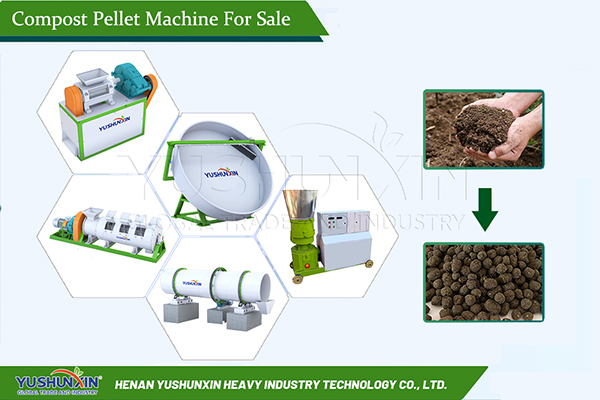 Compost pellet machine for sale